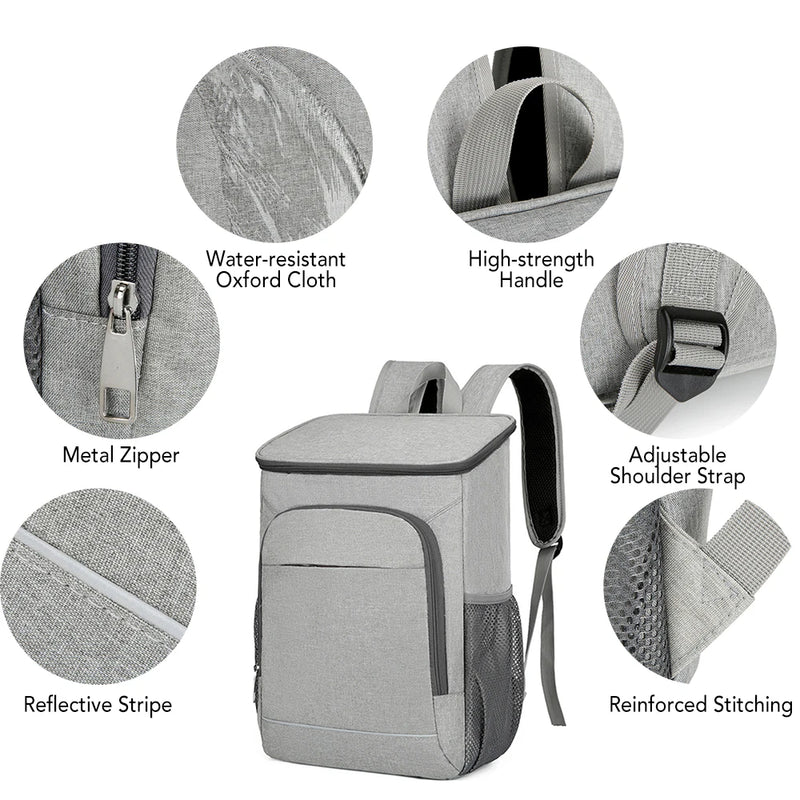 CoolerBag - Mochila Térmica à Prova D'água 33L